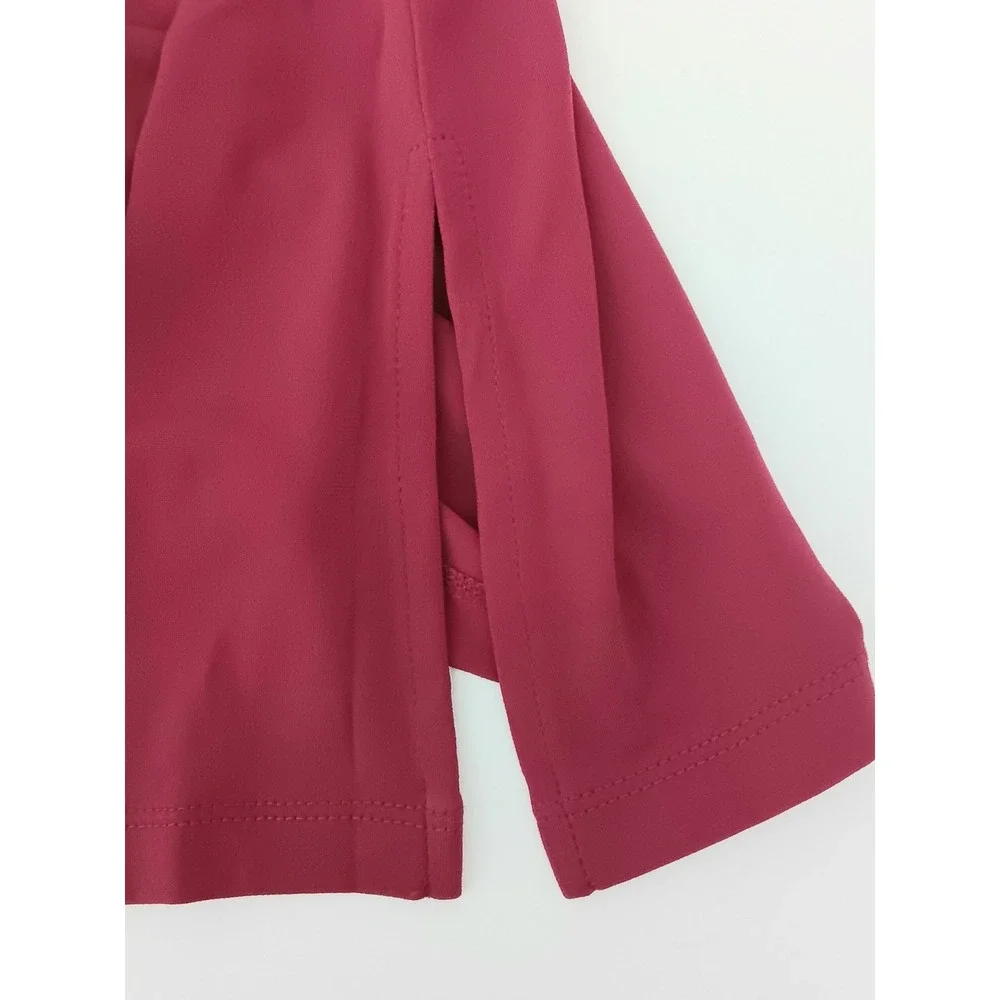 Susan Graver Tunic Top Women's Size 5XP Petite Modern Essentials Hot Pink